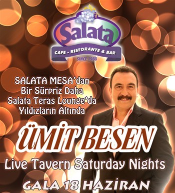 Salata’da Ümit Besenli geceler