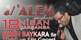 Semih Baykara 18 Nisan’da Elalem’de