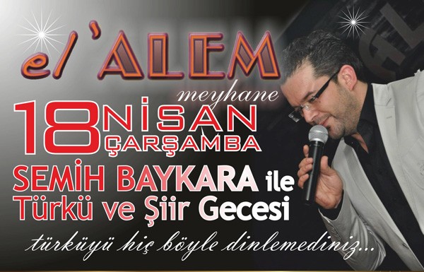 Semih Baykara 18 Nisan’da Elalem’de
