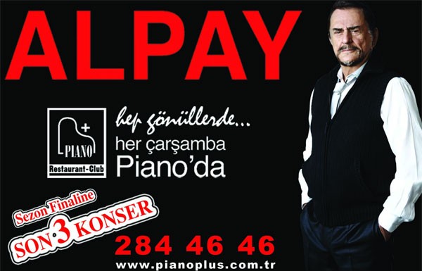 Alpay her Çarşamba Piano Plus’da