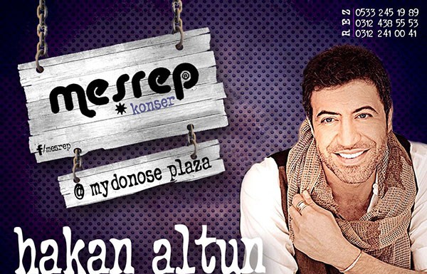 Hakan Altun 1 Kasım’da Mydonose’da