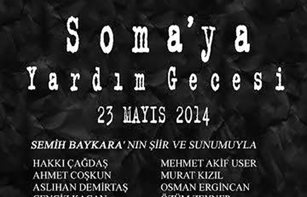 Cuma Gecesi Soma’ya Yardım Gecesi…
