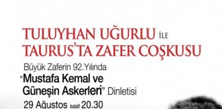 Zaferin Güneşi Taurus’ta Doğacak