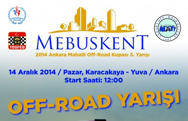 Yılın Son Off Road Heyecanı Pazar Günü Mebuskent’te