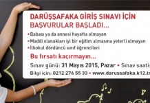 Darüşşafaka Giriş Sınavı İçin Başvurular Başladı