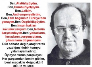 Uğur Mumcu’nun Ölümü’nün 22.yılı