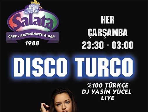 Disco Turco Her Çarşamba Salata’da