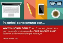 Pazartesi Sendromunu Sushico ile Atın