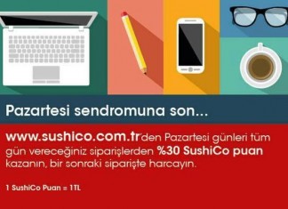 Pazartesi Sendromunu Sushico ile Atın