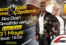Pascal Nouma ve Kadir Çöpdemir, “Ara Gaz”ı ANKAmall’da Veriyor…
