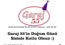 Garaj 55’ten 3. Yıl Kutlamasında Büyük İndirim