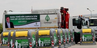 Çankaya Belediyesi’nden “Yeni Sistem Çöp Konteyneri”