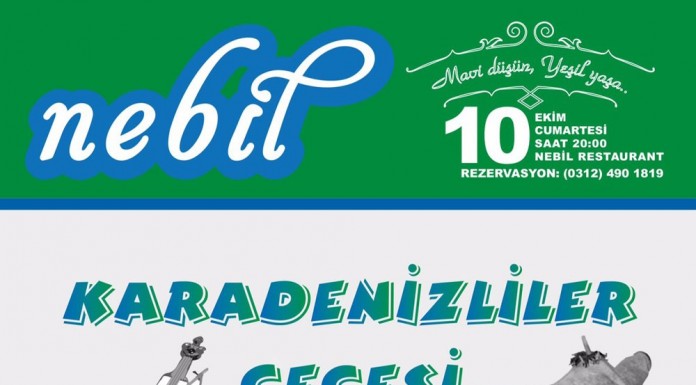 Nebil Restaurant’da 10 Ekim Karadenizliler Gecesi