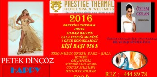 Petek Dinçöz Prestige Thermal Hotel Yılbaşı 2016