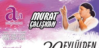Ala Meyhane Sezonu 30 Eylül 2016 gecesi açıyor Ala Meyhane