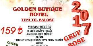 Golden Boutique Hotel 2017 Yılbaşı Programı