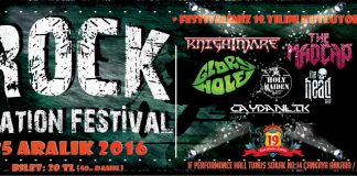 19.Rock Station Festivali 25 Aralık 2016 IF Performance Hall’de