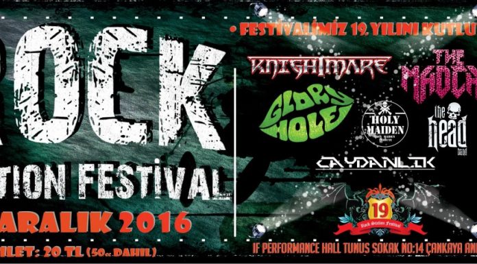 19.Rock Station Festivali 25 Aralık 2016 IF Performance Hall’de