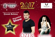 Vivaldi CE Gold Hotel Özer Balkan Yılbaşı Balosu 2017