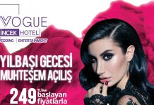Vogue İncek Hotel İrem Derici Yılbaşı 2017 Programı