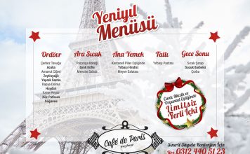 Cafe de Paris 2018 Yılbaşı Programı